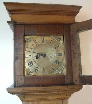 1730년경 게인즈버러(Gainsborough)의 티모시 메이슨의 시계 문자판