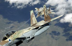 제69비행대대의 이스라엘 공군 F-15I 라암 2대
