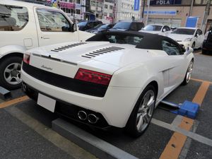 Gallardo LP 560-4 Spyder 후면