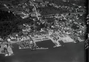 발터 미텔홀처가 150m 상공에서 촬영한 항공 사진 (1919년)