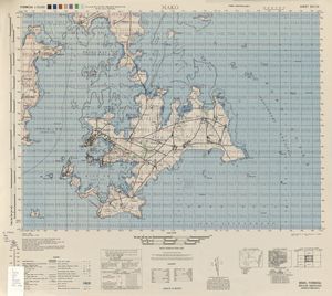 바이사의 일부 지도 (HAKUSA-TŌ로 표기됨) (1944)