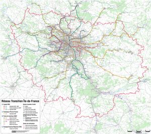 일드프랑스 지역의 트랑지리앵 네트워크
