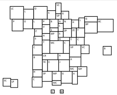 바르셀로나 시(20)에서 세우타와 멜리야(각 1)까지의 선거구는 할당된 의석수에 비례한다.