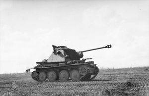 동부 전선에서 마르더 3 H형.