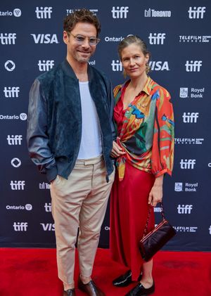 2024 토론토 국제 영화제에서 작곡가 클레망 뒤콜과 카미유 달마이