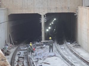 건설 중인 터널