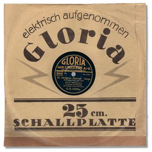 독일 칼 린드스트룀 AG에서 제작된 전기 녹음 음반, 1930년경