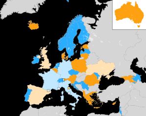 결선 진출 자격은 있지만 2차 세미 결선에서도 투표하는 국가}}