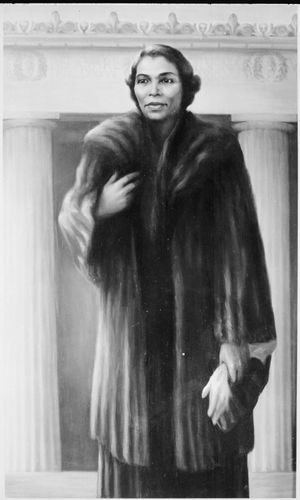 베치 그레이브스 레이노의 전신 초상화