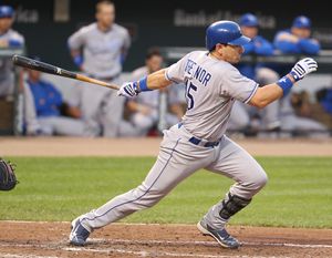 년 캔자스시티 로열스에서 타석에 들어선 트레이너