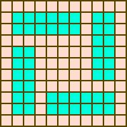 콘웨이의 생명 게임(콘웨이의 생명 게임) 패턴 모모의 얼굴