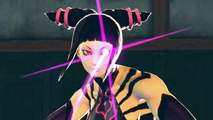 주리가 풍수 엔진을 사용하는 모습.