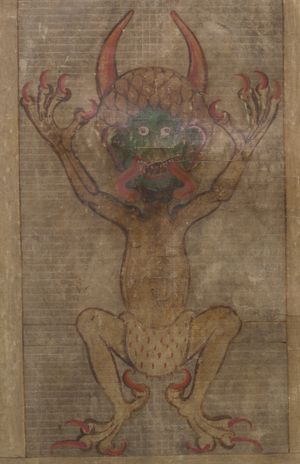 악마 삽화, 290면 앞면