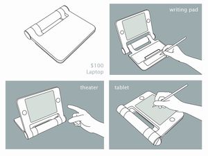 OLPC XO-1의 초기 디자인 안