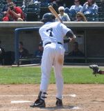 오픈 스탠스를 취한 토니 바티스타