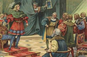 1912년 마이스터징어 공연에서 실수를 분필로 기록하는 모습