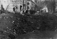 폭격을 받은 쾨니히슈타이너 거리 (1945년 2월 3일)