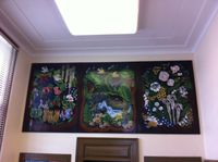 캐스빌 우체국에 있는 에드워드 윈터의 WPA 벽화 이 지역의 동식물