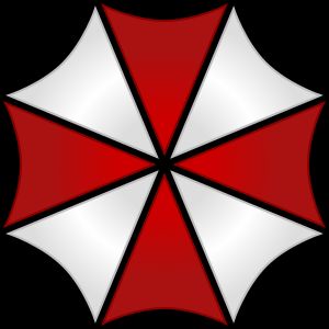 프랜차이즈의 주요 적대 세력인 엄브렐러 코퍼레이션의 로고