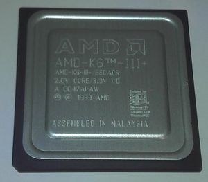 AMD K6-III+ 550 MHz 마이크로프로세서
