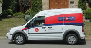 캐나다 우체국의 포드 트랜짓 커넥트