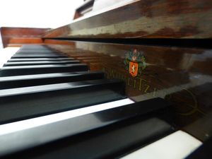 월리처 어쿠스틱 피아노의 건반