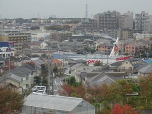 고호쿠 뉴타운의 주택 지구 (2015년 11월 10일)