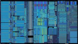 AMD K6-2 500AFX 프로세서의 다이샷
