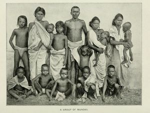 1903년 초타 나그푸르의 문다족 단체 사진