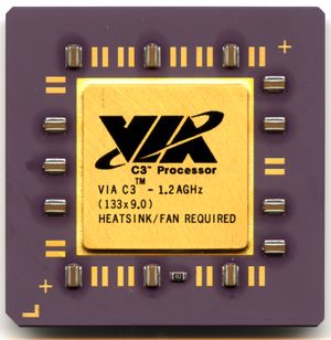 VIA C3 1.2 GHz 니헤미야 C5XL CPGA 소켓 370 마이크로프로세서