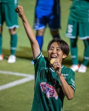 2021년 9월 WE 리그 경기 후 우에키