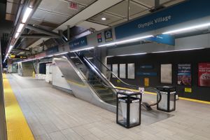 2018년 올림픽 빌리지역 플랫폼