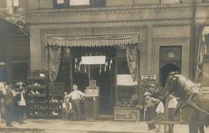 20세기 초 오하이오주 톨레도에 있는 헨리 워셀의 애완동물 가게