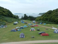 비교적 설비가 적은 야영장