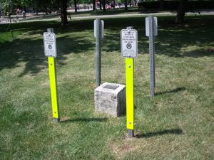 오하이오 주립 대학교의 표석