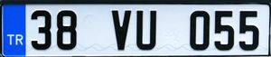 터키 차량 번호판