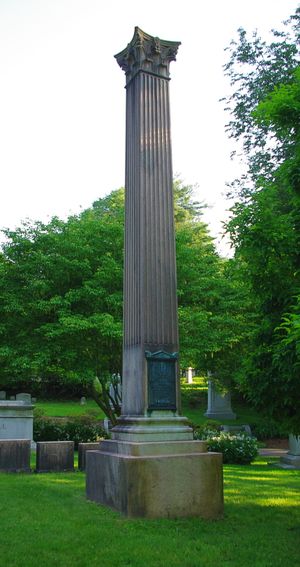 엘리너 H. 포터의 묘, 마운트 오번 묘지