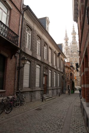 1925년부터 KBC 그룹의 볼크스방크 반 러번 본사 단지의 일부가 된 러번의 호텔 데이네텐