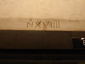 이탈리아에서 더 드물게 사용되는 Nͦ 형태를 보여주는 기호