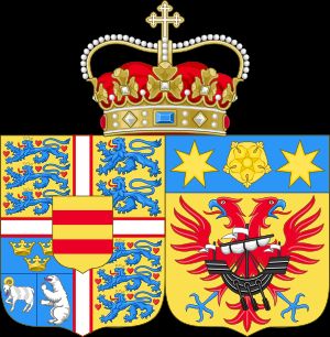 덴마크 왕세자비 메리의 결혼 문장