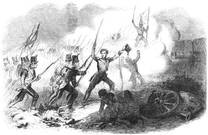 12월 5일, 부셰르에 대한 육상 공격을 이끄는 스토커 소장 부대