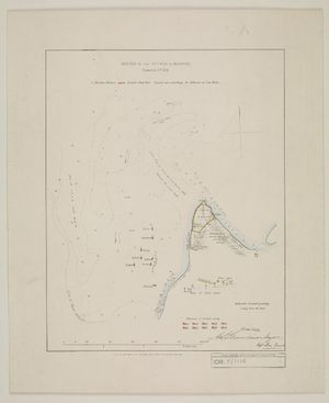 1856년 부셰르에 대한 영국군의 공격 지도