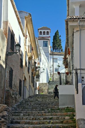 알바이신의 전형적인 거리