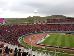 프로 리그 경기 전 팬들