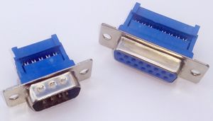 IDC D-Sub 커넥터 DE-9 (수) 및 DA-15 (암)