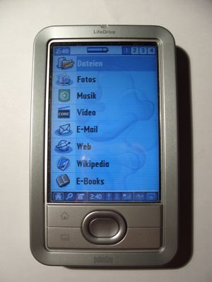 하드디스크가 내장된 팜 라이프드라이브