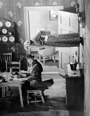 1952년 스켈튼 쇼에서 윌리 럼프-럼프 역의 스켈튼과 셜리 미첼