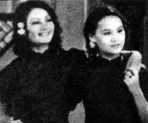 1934년의 '거대한 길'에서 리리리와 천옌옌