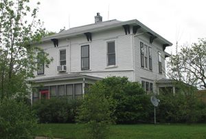 메리빌 출신 미주리 주지사( 앨버트 P. 모어하우스와 포레스트 C. 도넬)가 우연히 모두 살았던 사우스 바인 스트리트의 저택, 2007