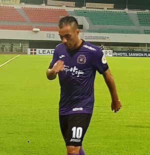 2019년 7월 13일 아산 전의 알렉스 리마